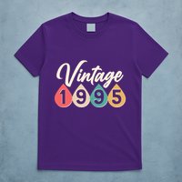 Vintage 1995 30th Birthday Retro Teardrop Design T-Shirt