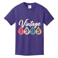 Vintage 1995 30th Birthday Retro Teardrop Design Kids T-Shirt