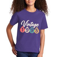 Vintage 1995 30th Birthday Retro Teardrop Design Kids T-Shirt