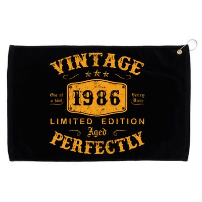 Vintage 1986 36 Birthday Gifts 36th Birthday Gifts Grommeted Golf Towel