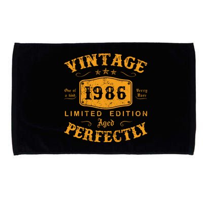 Vintage 1986 36 Birthday Gifts 36th Birthday Gifts Microfiber Hand Towel