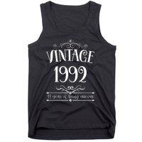 Vintage 1992 33 Years Of Being Awesome 33rd Birthday Tank Top