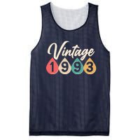 Vintage 1993 30th Birthday Retro Teardrop Design Mesh Reversible Basketball Jersey Tank