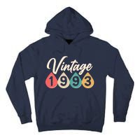 Vintage 1993 30th Birthday Retro Teardrop Design Tall Hoodie