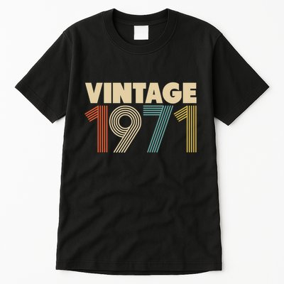 Vintage 1971 47th Birthday Tall T-Shirt