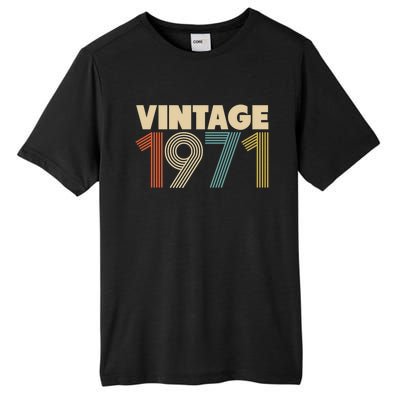 Vintage 1971 47th Birthday Tall Fusion ChromaSoft Performance T-Shirt