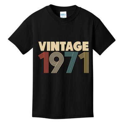 Vintage 1971 47th Birthday Kids T-Shirt