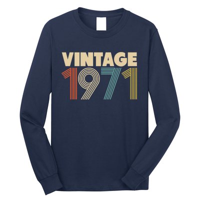 Vintage 1971 47th Birthday Long Sleeve Shirt