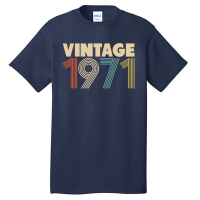 Vintage 1971 47th Birthday Tall T-Shirt