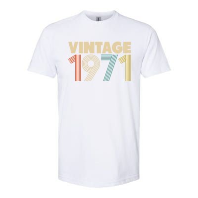 Vintage 1971 47th Birthday Softstyle CVC T-Shirt