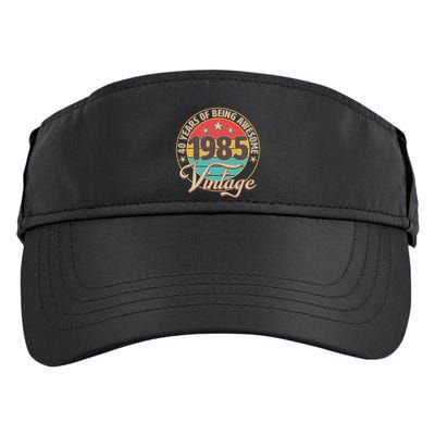 Vintage 1985 40 Years Of Being Awesome Adult Drive Performance Visor
