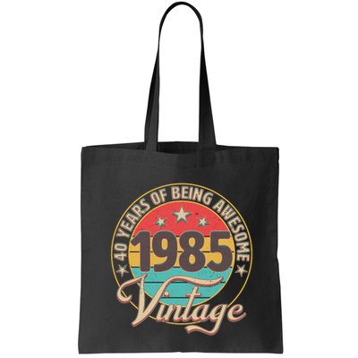 Vintage 1985 40 Years Of Being Awesome Bag