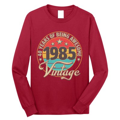 Vintage 1985 40 Years Of Being Awesome Long Sleeve Shirt