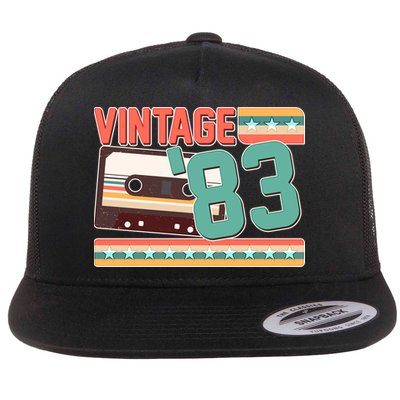 Vintage 1983 40th Birthday Cassette Tape Flatbill Hat