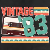 Vintage 1983 40th Birthday Cassette Tape Trucker Hat