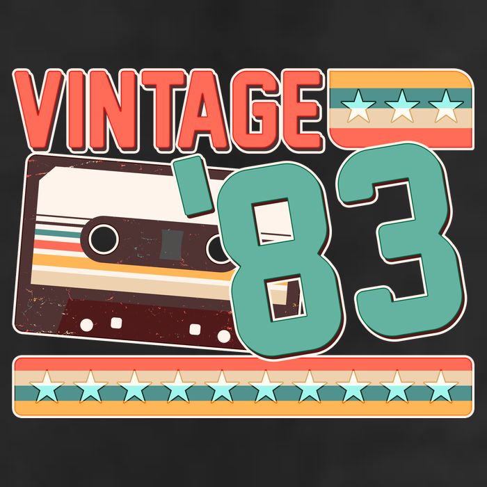 Vintage 1983 40th Birthday Cassette Tape Trucker Hat