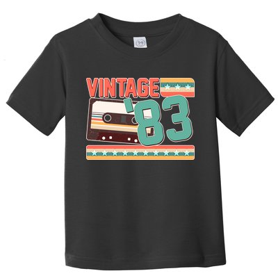 Vintage 1983 40th Birthday Cassette Tape Toddler T-Shirt