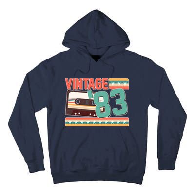 Vintage 1983 40th Birthday Cassette Tape Tall Hoodie