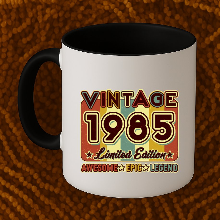 Vintage 1985 40th Birthday Limited Edition Awesome Epic Legend Mug
