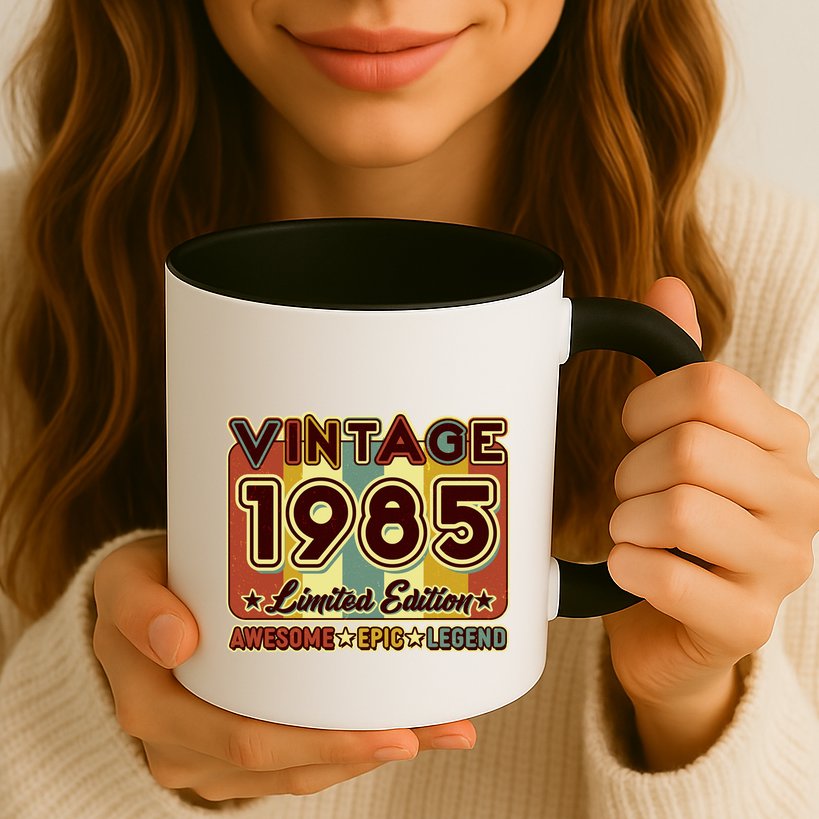 Vintage 1985 40th Birthday Limited Edition Awesome Epic Legend Mug