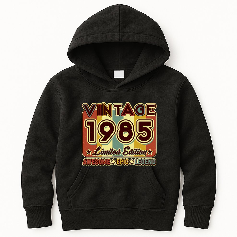 Vintage 1985 40th Birthday Limited Edition Awesome Epic Legend Kids Hoodie