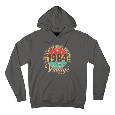 Vintage 1984 40 Years Of Being Awesome Hoodie