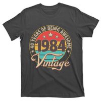 Vintage 1984 40 Years Of Being Awesome T-Shirt