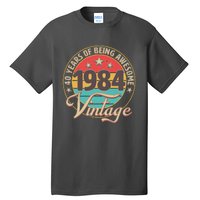 Vintage 1984 40 Years Of Being Awesome Tall T-Shirt