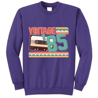 Vintage 1985 40th Birthday Cassette Tape Sweatshirt