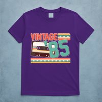 Vintage 1985 40th Birthday Cassette Tape T-Shirt