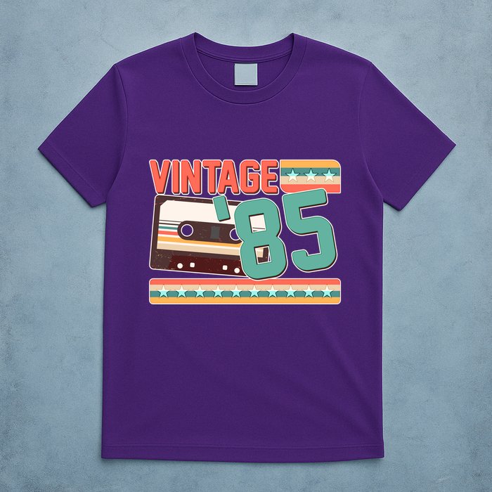 Vintage 1985 40th Birthday Cassette Tape T-Shirt