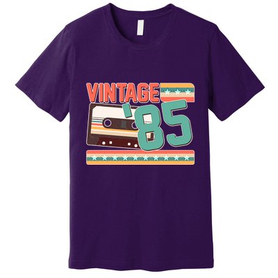 Vintage 1985 40th Birthday Cassette Tape Premium T-Shirt