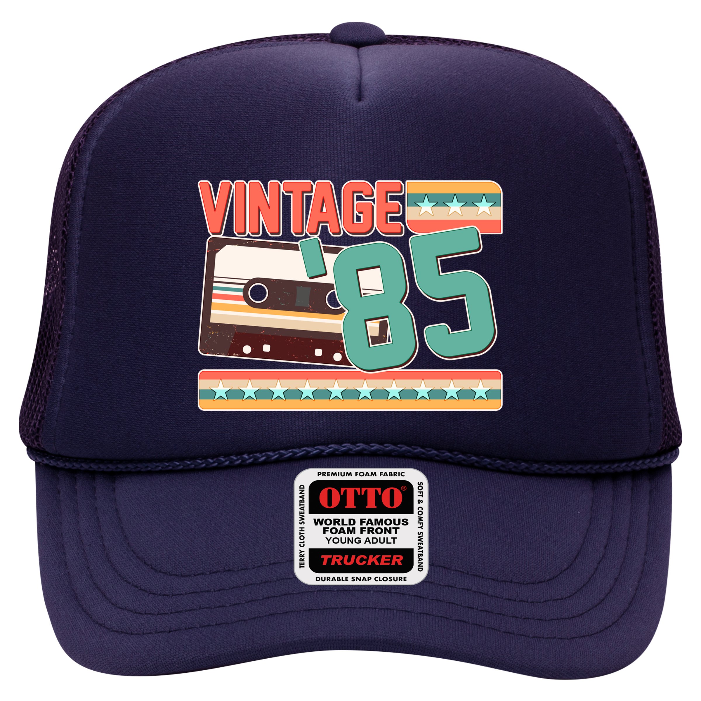 Vintage 1985 40th Birthday Cassette Tape Hat