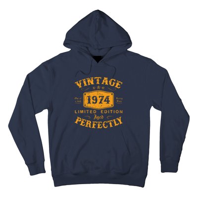 Vintage 1974 48 Birthday Gifts 48th Birthday Gifts Hoodie