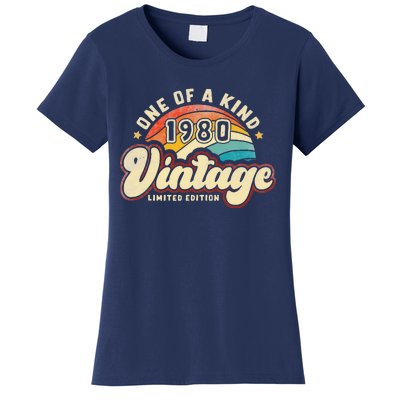 Vintage 1980 43 Years Old Limited Edition 43th Birthday Women's T-Shirt