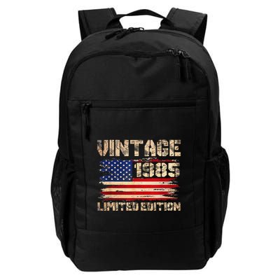 Vintage 1985 40th Birthday Gifts 40 Year Old American Flag Gift Backpack