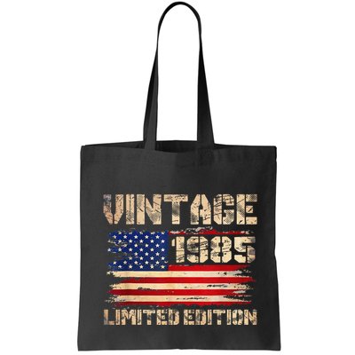 Vintage 1985 40th Birthday Gifts 40 Year Old American Flag Gift Bag