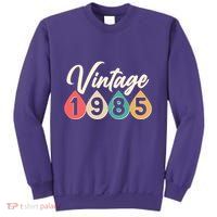 Vintage 1985 40th Birthday Retro Teardrop Design Sweatshirt