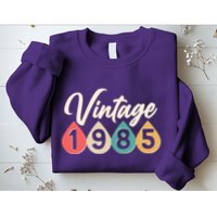 Vintage 1985 40th Birthday Retro Teardrop Design Sweatshirt