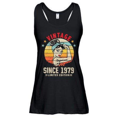 Vintage 1979 45th Bday Funny 45 Year Old Birthday Ladies Essential Flowy Tank