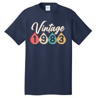 Vintage 1983 40th Birthday Retro Teardrop Design Tall T-Shirt