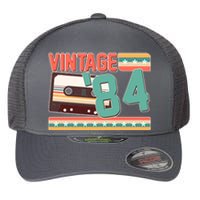 Vintage 1984 40th Birthday Cassette Tape Flexfit Unipanel Trucker Cap