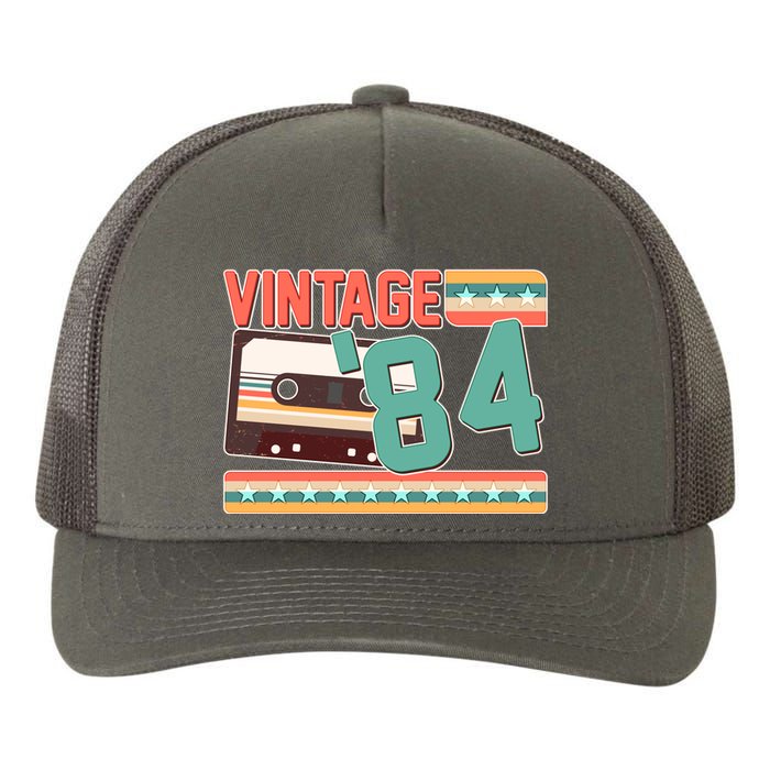 Vintage 1984 40th Birthday Cassette Tape Yupoong Adult 5-Panel Trucker Hat