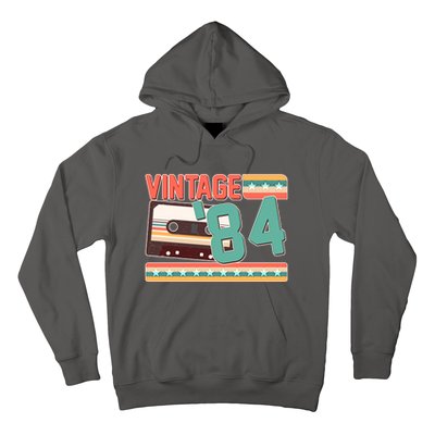 Vintage 1984 40th Birthday Cassette Tape Hoodie