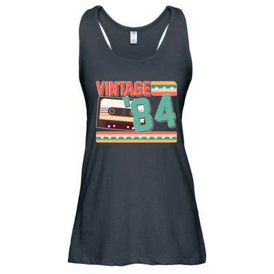 Vintage 1984 40th Birthday Cassette Tape Ladies Essential Flowy Tank