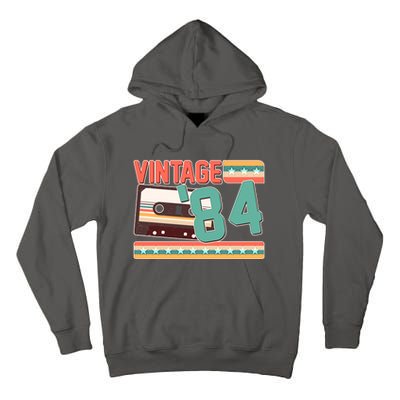 Vintage 1984 40th Birthday Cassette Tape Tall Hoodie