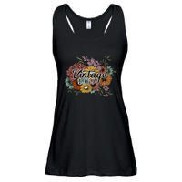 Vintage 1969 54 Year Old Sunflowers Floral 54th Birthday Ladies Essential Flowy Tank