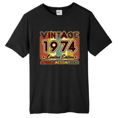 Vintage 1974 50th Birthday Limited Edition Awesome Epic Legend Tall Fusion ChromaSoft Performance T-Shirt