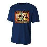 Vintage 1974 50th Birthday Limited Edition Awesome Epic Legend Performance Sprint T-Shirt