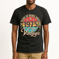 Vintage 1975 50 Years Of Being Awesome Tall T-Shirt